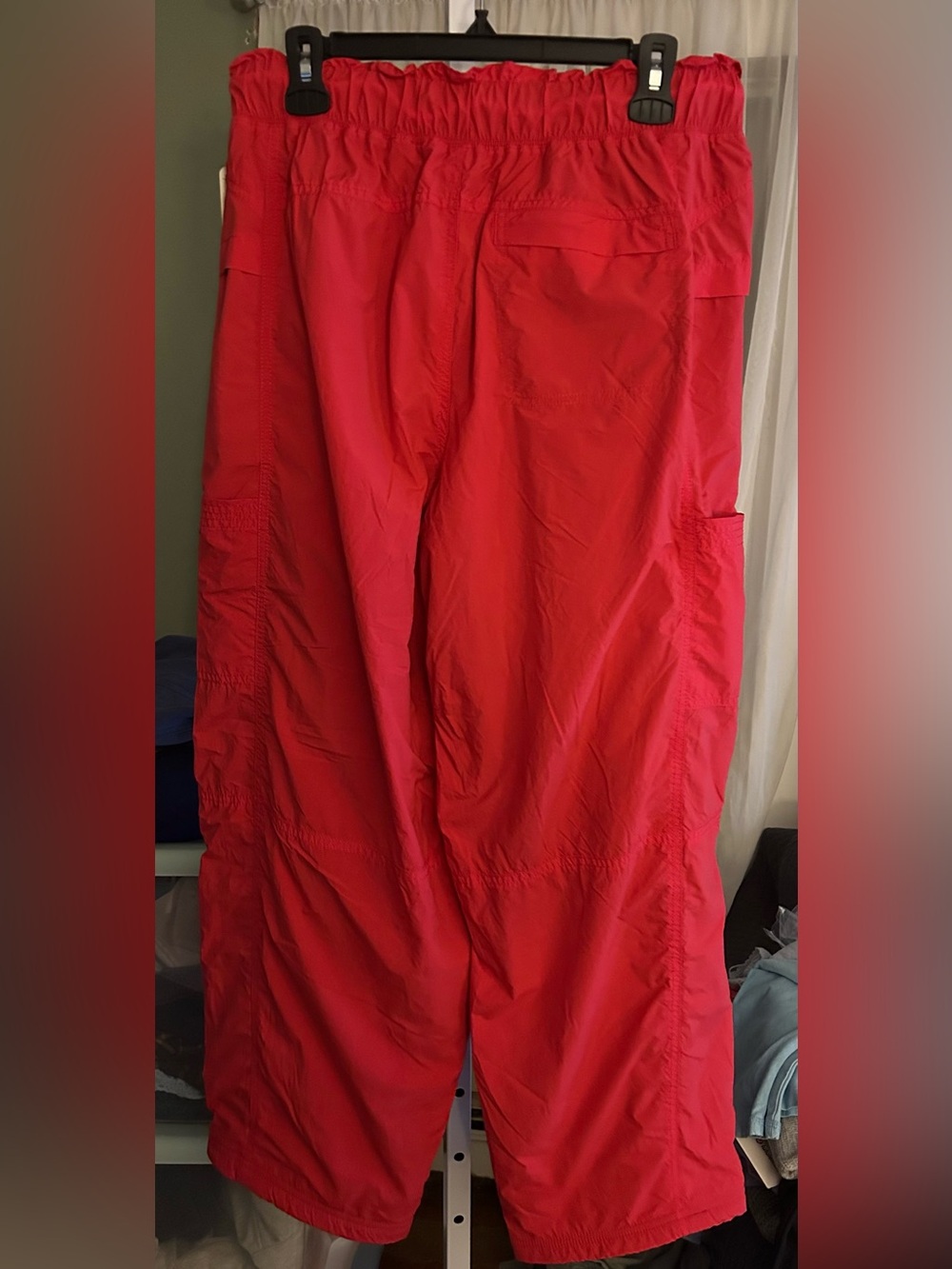 Free People Womans in The Wild Fleece lined hiking Pants in Red - Picture 2 of 4